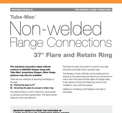 TMI Non-welded Flange Connections